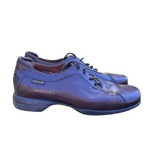 Mephisto Women's Brown Leather Sneakers Run off Air jet system size 7